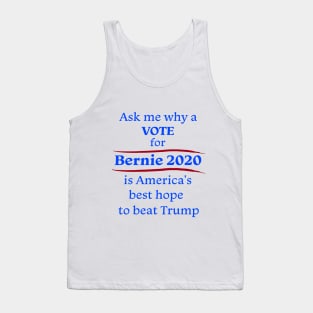 Bernie conversation starter Tank Top